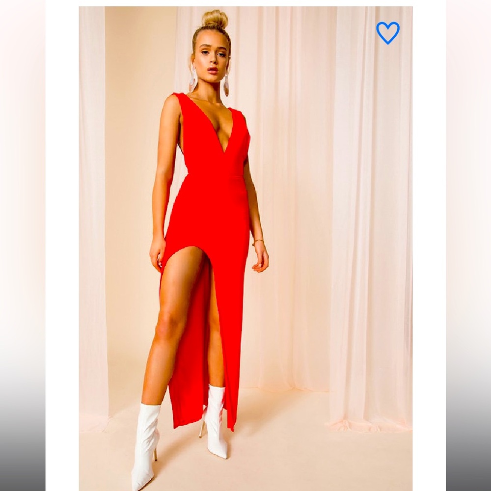 NWT $88 superdown XS Erika v plunge dress